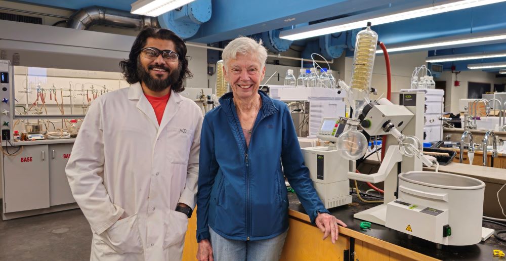 Dr. Chris Phenix (PhD), associate professor in USask's College of Arts and Science's department of chemistry receives funding through the Sylvia Fedoruk Canadian Centre for Nuclear Innovation to support his research in plant science and neurodegenerative diseases.
